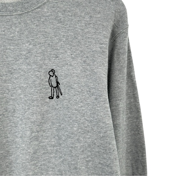 UT Uniqlo x Jason Polan Limited Edition New York Drawing Gray Sweatshirt sz M - Picture 4 of 9